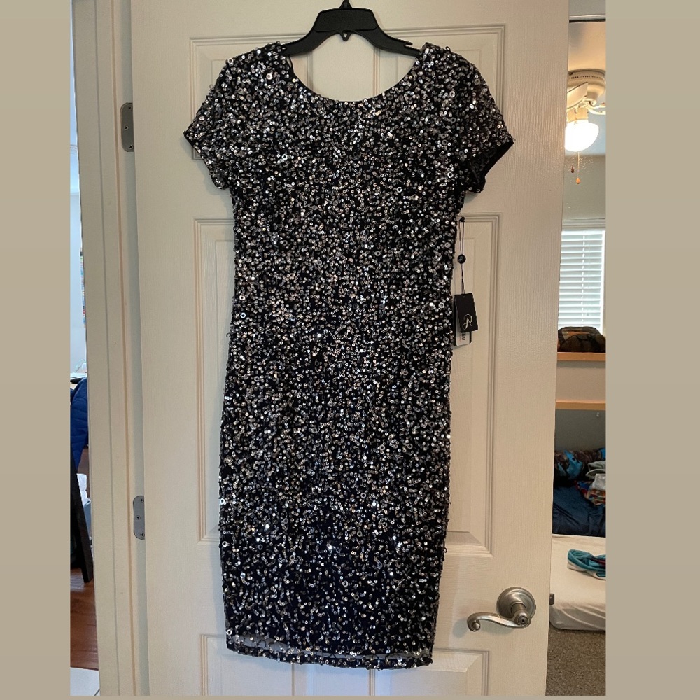 Adrianna Papell Sequin Dress